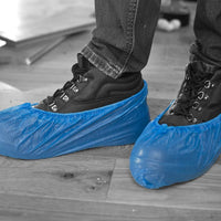 Blue Shoe Covers - 50 pairs