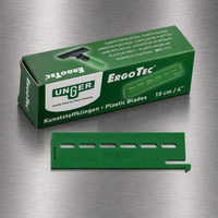 Unger Plastic Glass Scraper Blades 10cm/4" (E100P)