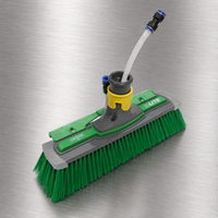Unger nLite Power Brush, green flagged bristles