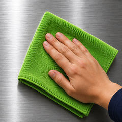 Green Premium Microfibre Cloths 40x40cm (pack of 10)