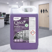 Q-eco V-Clean Rapid - Virucidal Concentrated Disinfectant 5litre (QEVCR5L)