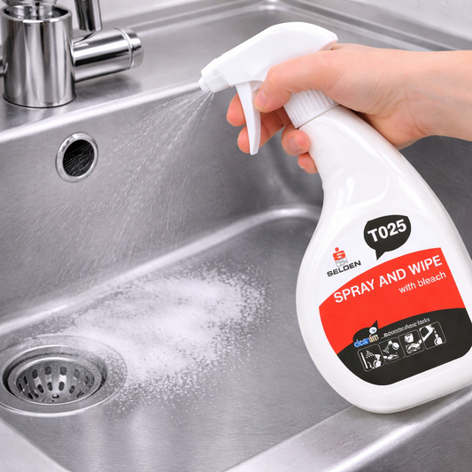 Selden Spray and Wipe with Bleach 750ml (T025)