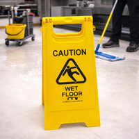 Yellow Safety Floor Sign - Wet Floor