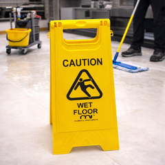 Yellow Safety Floor Sign - Wet Floor