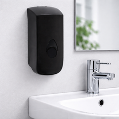 Myriad Recycled Plastic Black Bulk Fill Soap Dispenser