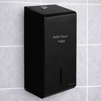 Onyx Black Metal Multiflat Dispenser PL50ONX