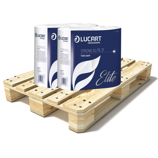Pallet Lucart Pure Luxury T/Rolls 3ply 19.6m 40/case (50 cases) 811D21
