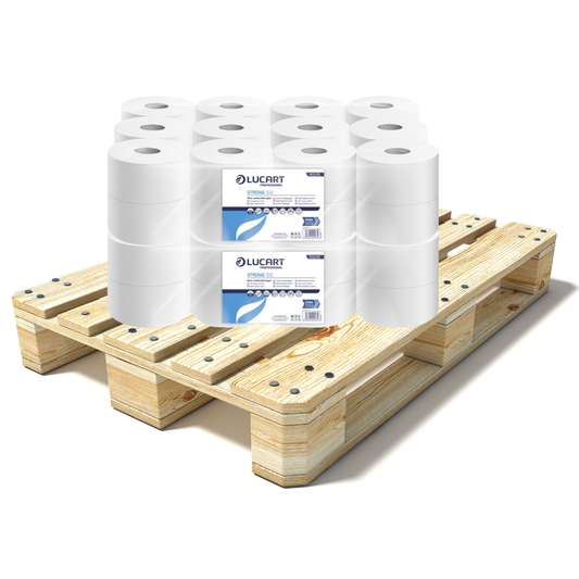 Pallet Lucart Pure Micro Jumbo T/Rolls 2ply 125m 24/case (55 cases) 812315