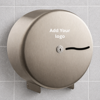 Synergise Brushed Stainless 10" Mini Jumbo Dispenser PLJ40MBS