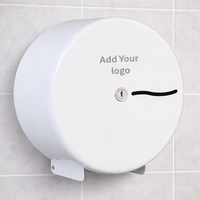 Endurance White Metal 10" Mini Jumbo Dispenser PLJ40MWH