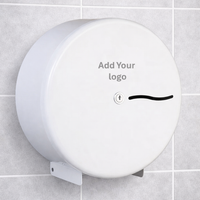 Endurance White Metal 12" Jumbo Dispenser PLJ41MWH