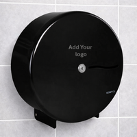 Onyx Black Metal 12" Jumbo Dispenser PLJ41ONX