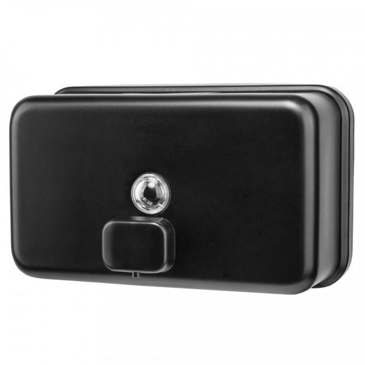 QD Soap Black 1.2litre Horizontal Soap Dispenser - Liquid