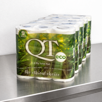 QT Eco 2ply Toilet Roll with compostable wrapper - 54 rolls (QTE2P)