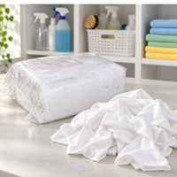 White T-Shirt Polishing Rags 10kg