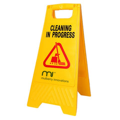 Cleaning in progress / Wet Floor Sign - Yellow