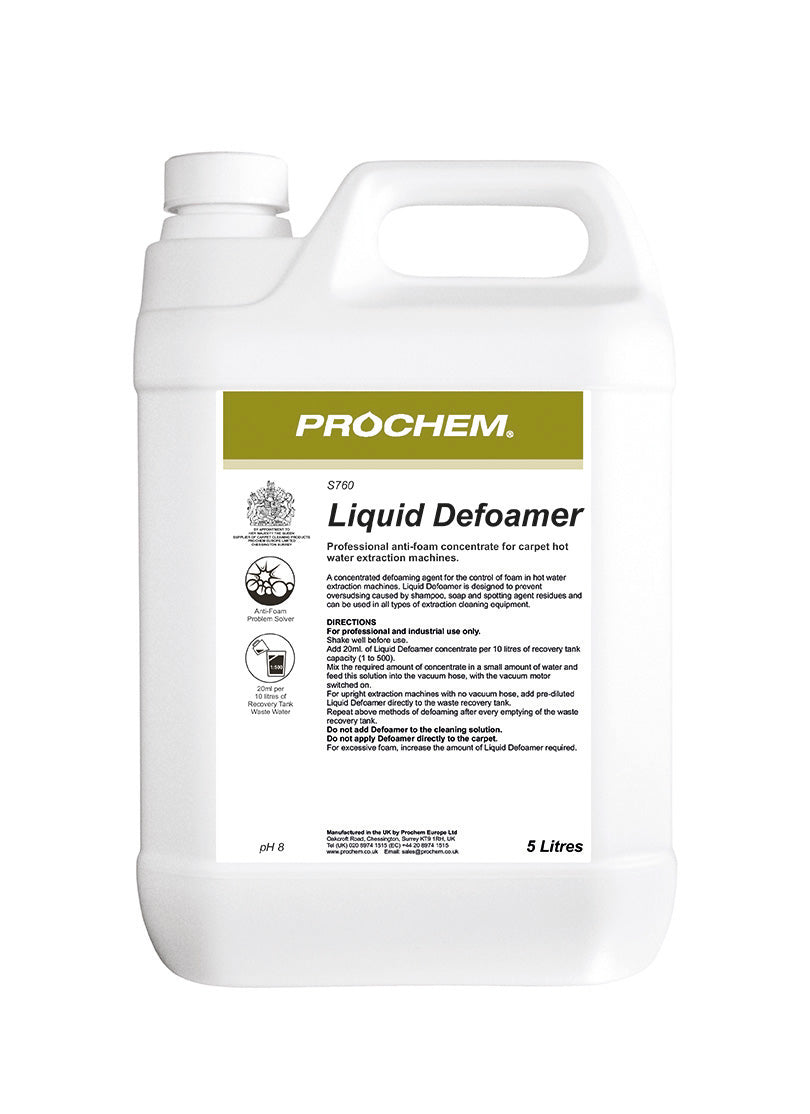 Prochem Liquid Defoamer 5litre (S760)