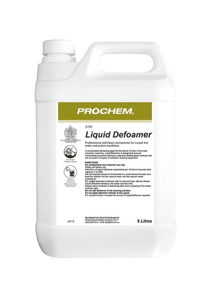 Prochem Liquid Defoamer 5litre (S760)