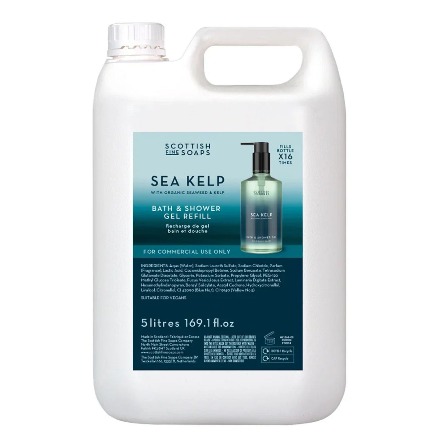 Sea Kelp Luxury Bath & Shower Gel 5litre