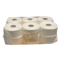 Tiboo Sugarcane Mini Jumbo 2 Ply Toilet Rolls 12x200m
