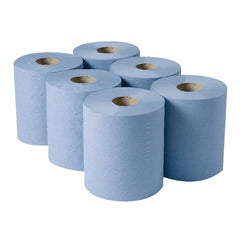 Blue Centrefeed 2ply 16.5cm x 150m (Pack of 6)