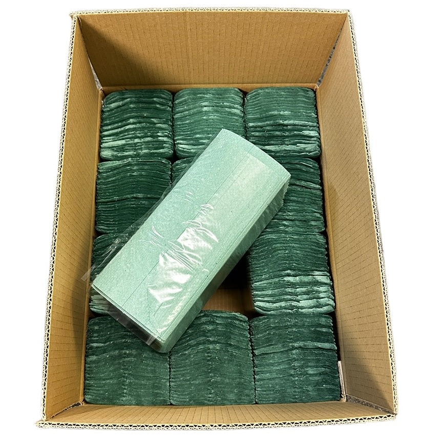 Quattro Green C-Fold 1ply Hand Towel 2880/case (QHTCG1)