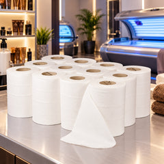 White Mini Centrefeed Rolls 19.5cm x 60m (12 rolls)