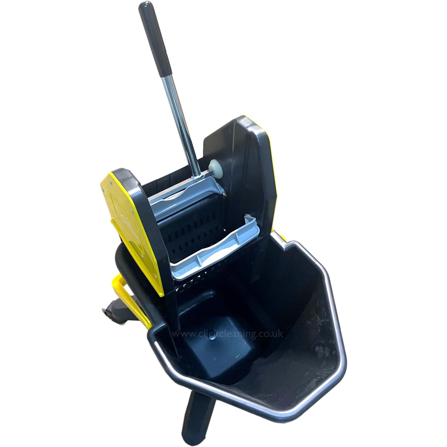 Quattro TC20-R Recycled Plastic Kentucky Bucket & Wringer - Yellow/Black
