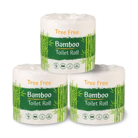Tree Free Bamboo 3ply Toilet Rolls | Individually Wrapped | Pack of 36
