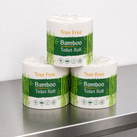 Tree Free Bamboo 3ply Toilet Rolls Individually wrapped, 36 Rolls, 175 sh