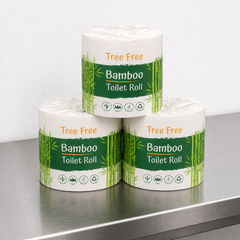 Tree Free Bamboo 3ply Toilet Rolls Individually wrapped, 36 Rolls, 175 sh