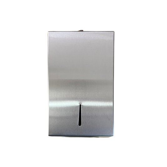 QD SS, Brushed Stainless Steel Bulk Pack Dispenser H270xW120xD120mm