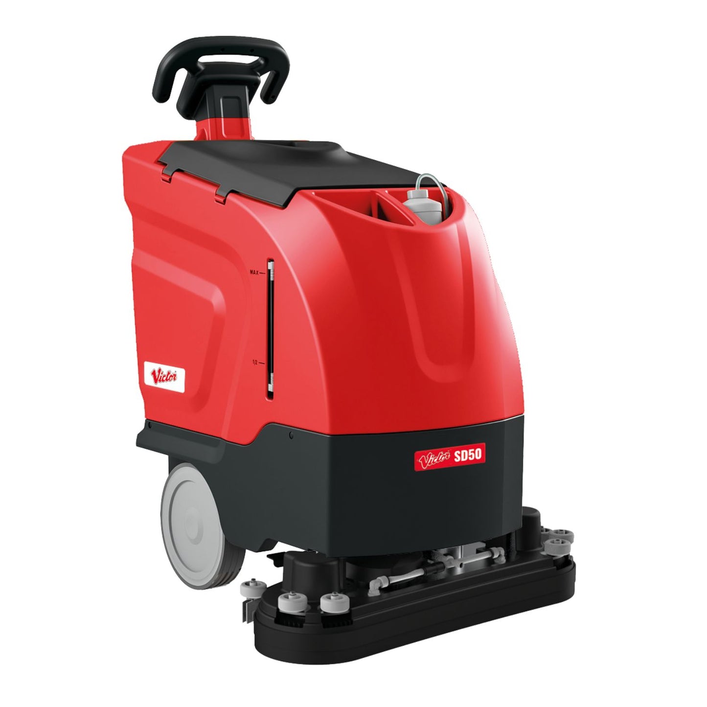 Victor SD50 Traction Walk Behind Scrubber Dryer 50litre with Traction