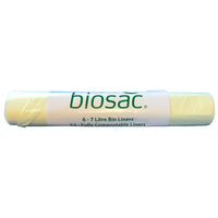 BIOSAC 7Llitre Compostable Caddy Liners 250x400mm (Roll of 52)