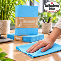 Tiboo Blue Bamboo Heavy Duty Cloths 60gsm 48x35cm (pack of 25)