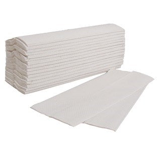 Flushable White 2ply C-fold Hand Towels (2400)