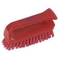 Grippy Hygiene Scrub Brush Red