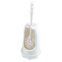 Semi-Enclosed Toilet Brush and Holder