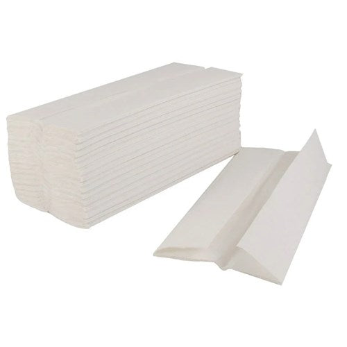 Quattro White C-fold 2ply Hand Towel 2430/case (QHTCW2)