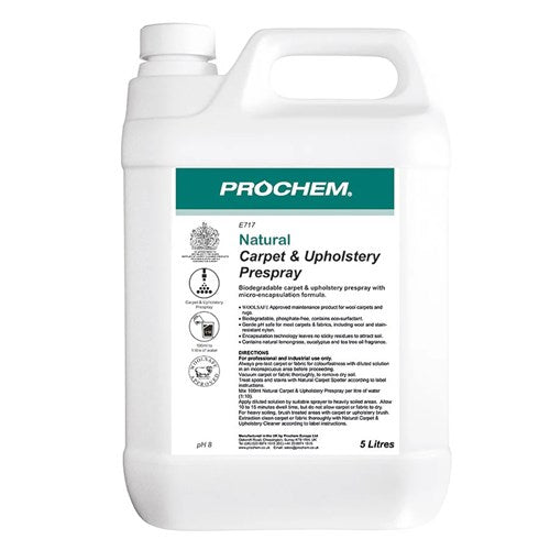 Prochem Natural Carpet & Upholstery Prespray 5litre E717-05