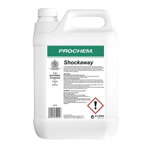Prochem Shockaway Anti-Static Treatment for Carpets 5litre (B194)