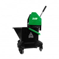 Quattro TC20-R Recycled Plastic Kentucky Bucket & Wringer - Green/Black