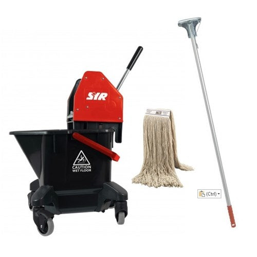 Quattro TC20-R Recycled Plastic Kentucky Bucket SET - Red/Black