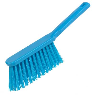 Stiff Hand Brush Blue