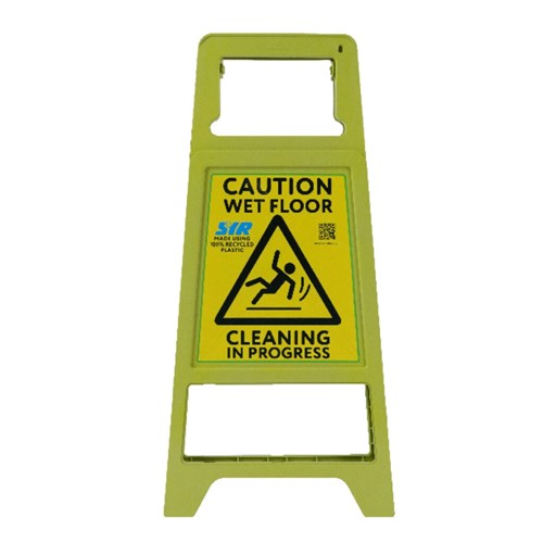 SYR SafeGuard-R -100% Recycled Plastic Wet Floor Sign