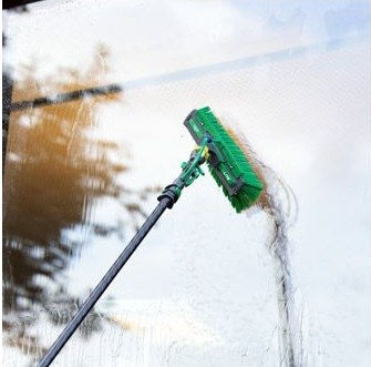 Unger nLITE Power Brush Complete (with swivel head) Green 41cm (NFK41)