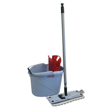 Red Vileda UltraSpeed | Mini Mopping System | Click Cleaning UK