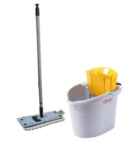 Yellow Vileda UltraSpeed | Mini Mopping System | Click Cleaning UK