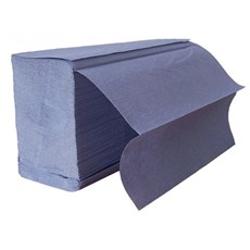 Blue 1-ply Z-Fold Hand Towels (case of 3000)