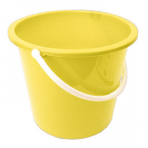 Plastic Bucket 10litre Yellow